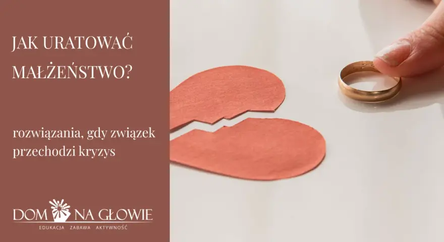 Złamane serce i złota obrączka symbolizują trudności w małżeństwie. Jak żyć w nieudanym małżeństwie? Szukaj rozwiązań, gdy związek przechodzi kryzys.