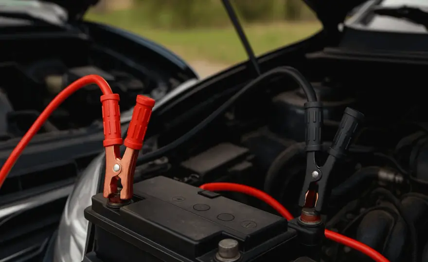 Koppla batteri i bilen rätt - steg för steg