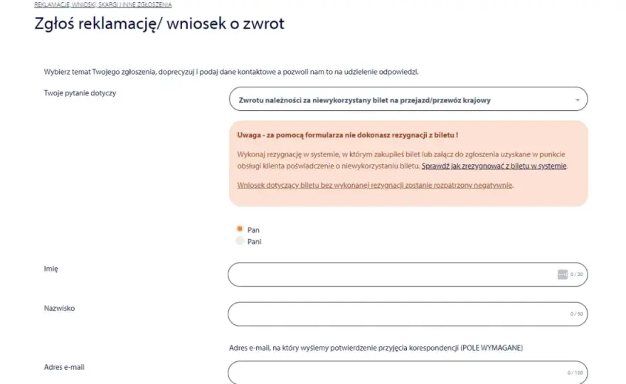 Zwrot biletu PKP: Odzyskaj pieniądze! Poradnik krok po kroku