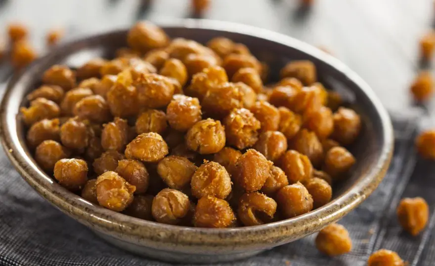 Garbanzos dorados en sartén - El secreto para que queden crujientes