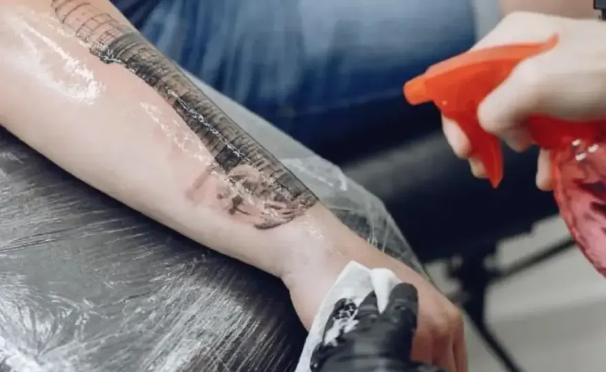 Second skin na tatuaż - Gojenie z folią czy bez?