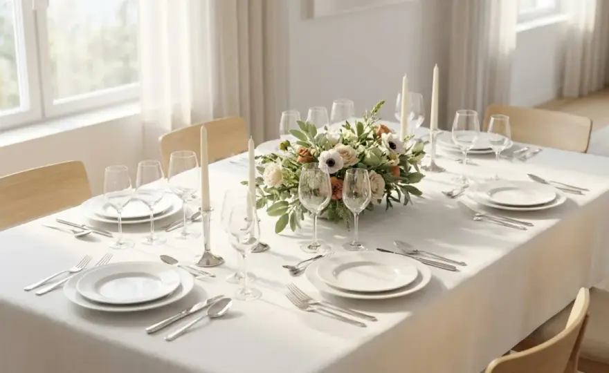 Dressage de table simple - L'élégance sans effort au quotidien