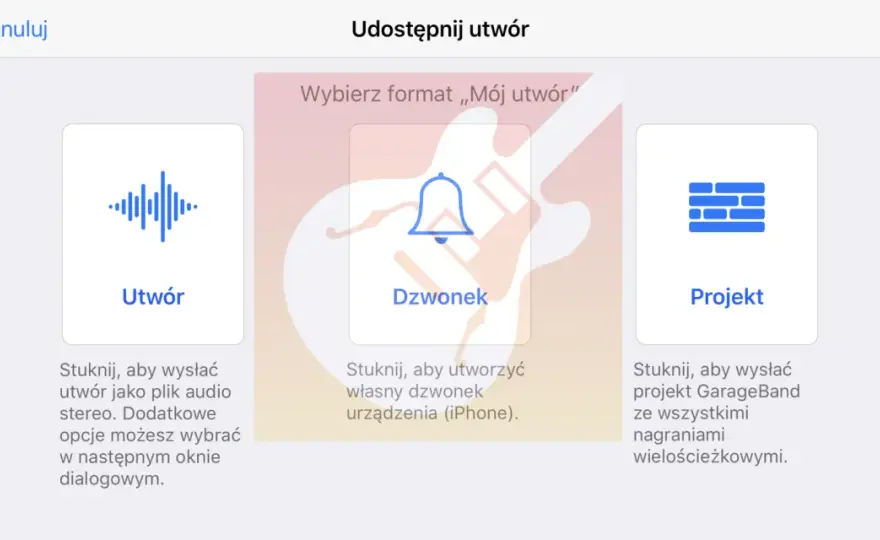 Własny dzwonek iPhone - Jak ustawić piosenkę (GarageBand)