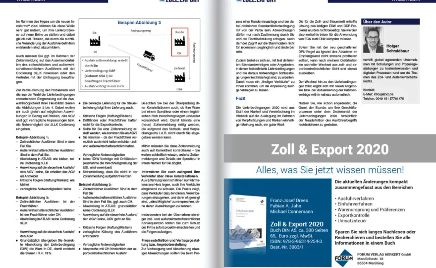 Zollanmeldung richtig vorbereiten und Incoterms sicher wählen