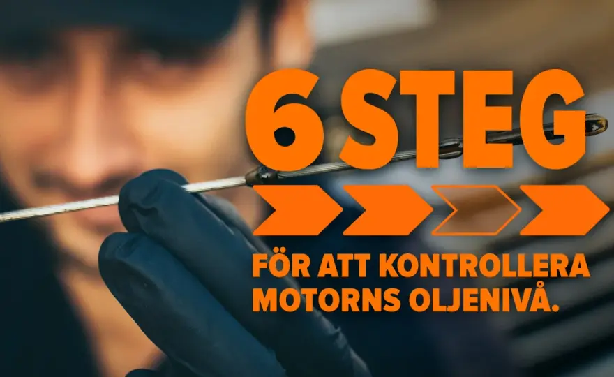 Kolla oljan i bilen - så gör du rätt
