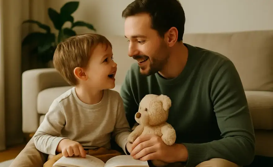 Come stimolare il linguaggio nei bambini senza pressioni