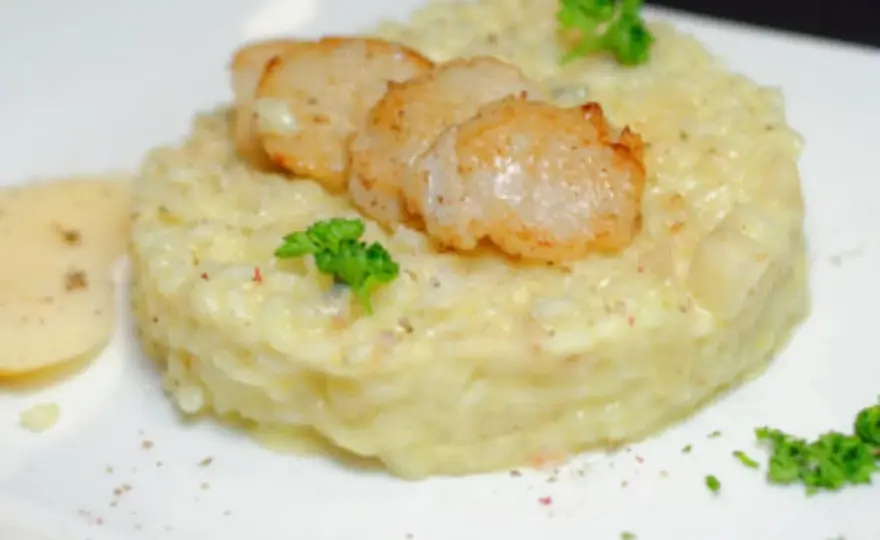 Risotto poire et gorgonzola, le secret d’une texture crémeuse
