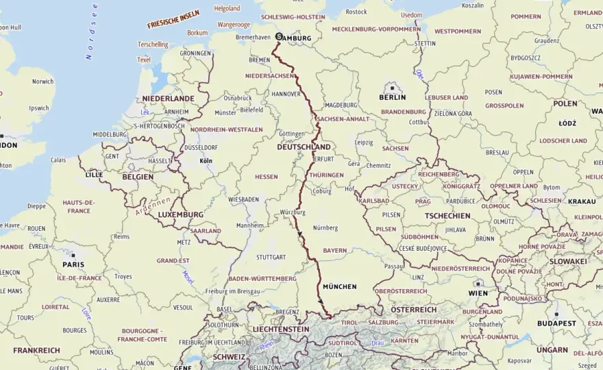 Via Romea Germanica Etappen - So planst du den Pilgerweg