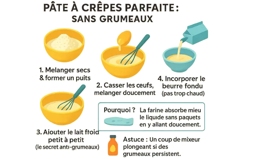 Pâte à crêpes inratable - Le guide pour des crêpes parfaites