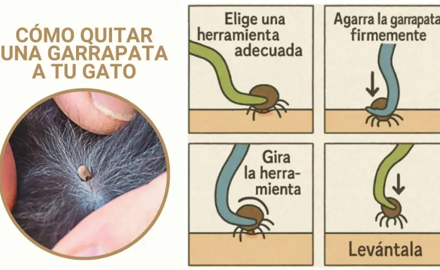 Garrapatas en gatos - Guía completa para quitarlas y prevenir