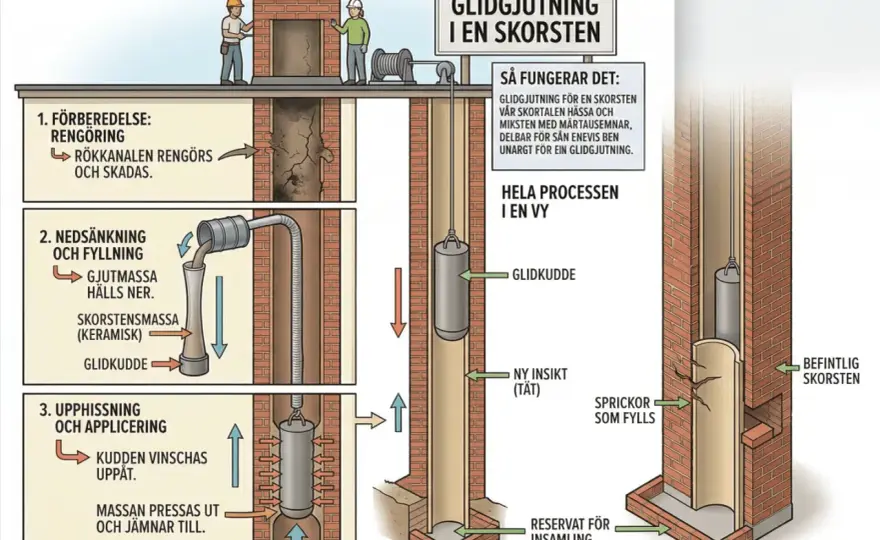 Renovera skorstenen rätt - metoder, kostnad och regler
