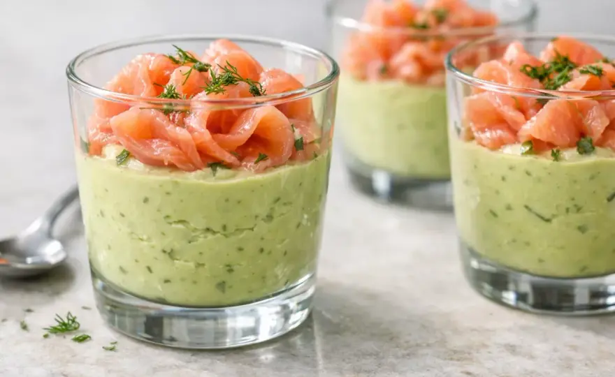 Verrine avocat saumon - La recette parfaite, sans noircir