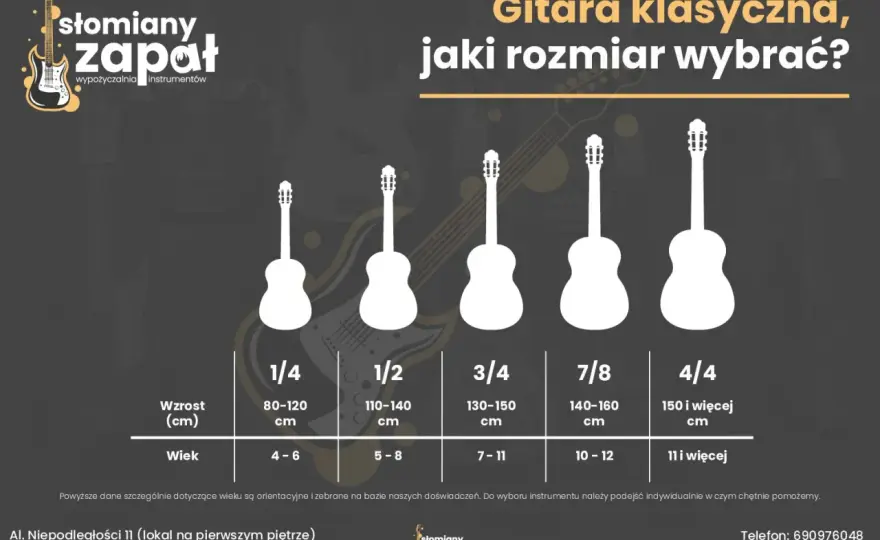 Rozmiary gitar akustycznych: Jak wybrać idealną dla siebie?