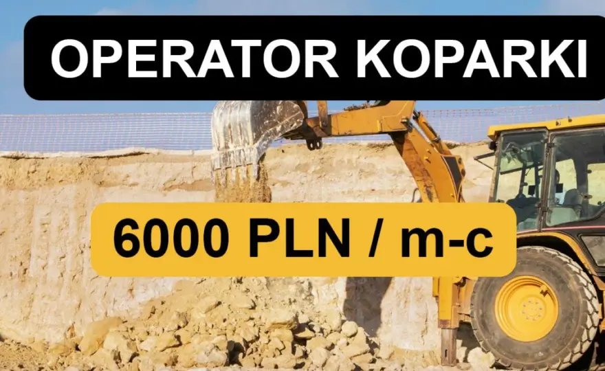 Operator koparki - zarobki, uprawnienia i praca na budowie