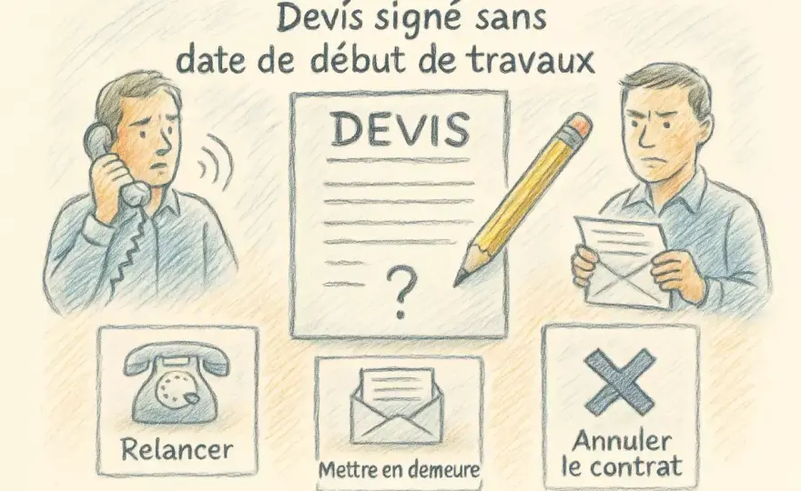 Devis signé sans date de début - est-il valable ?