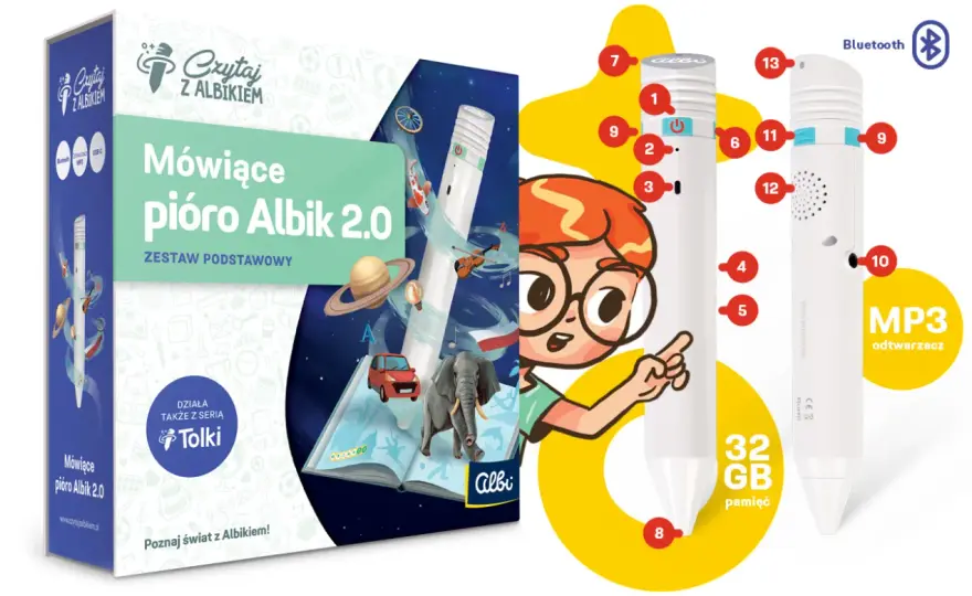 Jak działa Albik - które pióro wybrać? Poznaj różnice 1.0 i 2.0