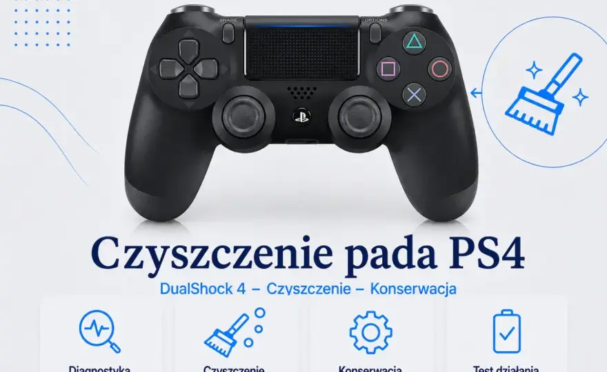 Czyszczenie pada PS4 - Jak bezpiecznie odświeżyć kontroler?