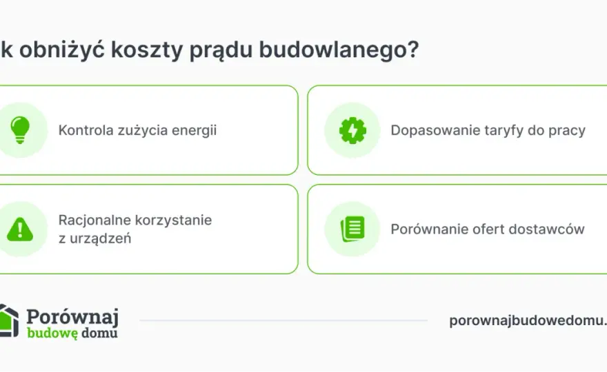 Prąd na budowie - jak nie przepłacać? Odkryj ukryte koszty!