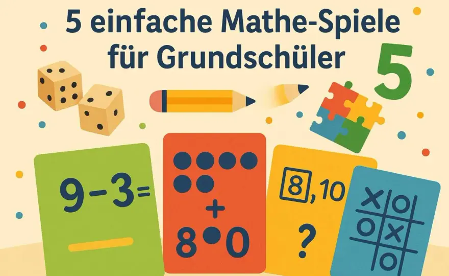 Mathe-Spiele Grundschule - So lernen Kinder wirklich!