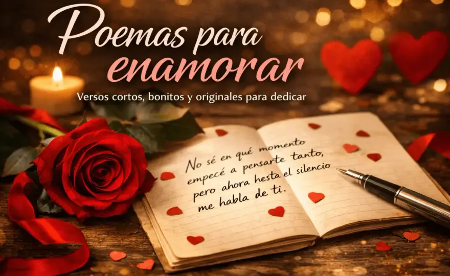 Poemas de amor cortos - Emociona sin clichés y sé inolvidable