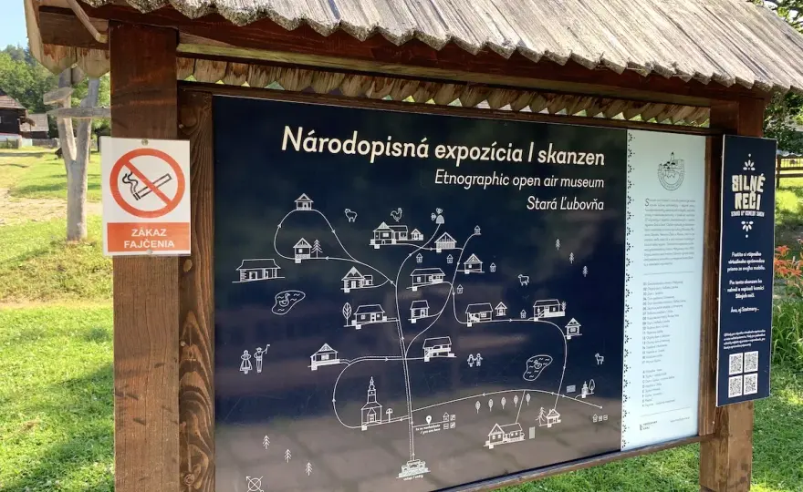 Stara Lubowla - Zamek, Skansen i Kościół. Plan Zwiedzania