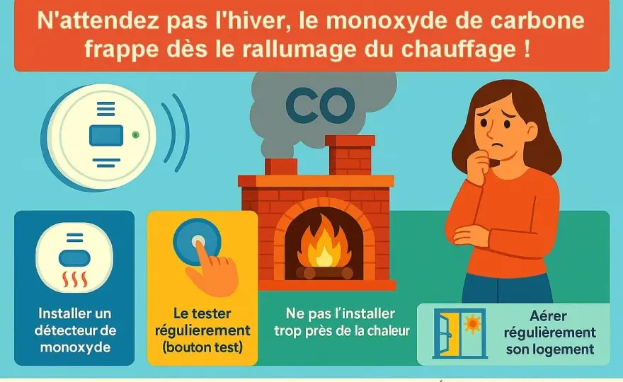 Détecteur de monoxyde de carbone - Où le placer vraiment ?