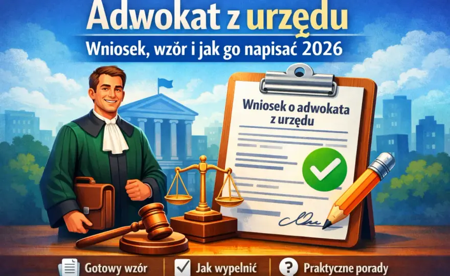 Jak dostać adwokata z urzędu? Wniosek krok po kroku