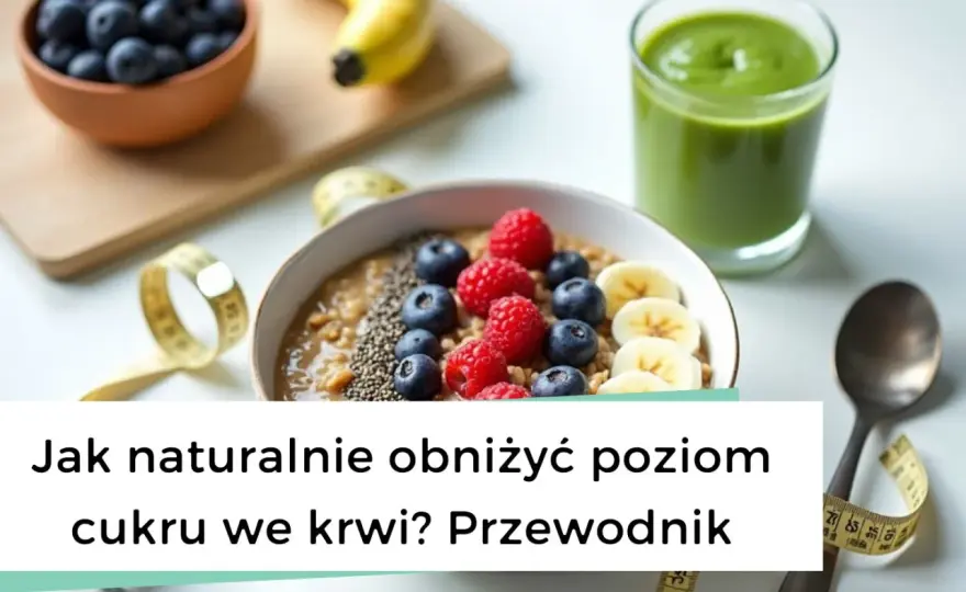Jak obniżyć cukier bez recepty? Naturalne sposoby i suplementy
