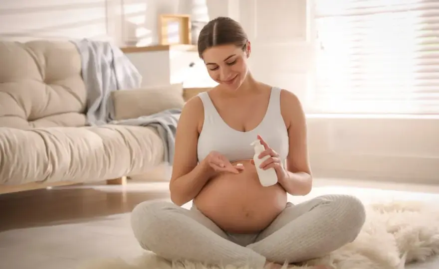 Ból brzucha w 31 tygodniu ciąży jak na okres – co to oznacza?