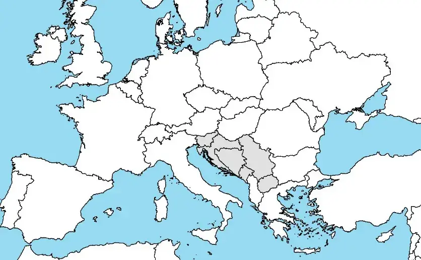 Jakie kraje powstały po rozpadzie Jugosławii? Mapa polityczna
