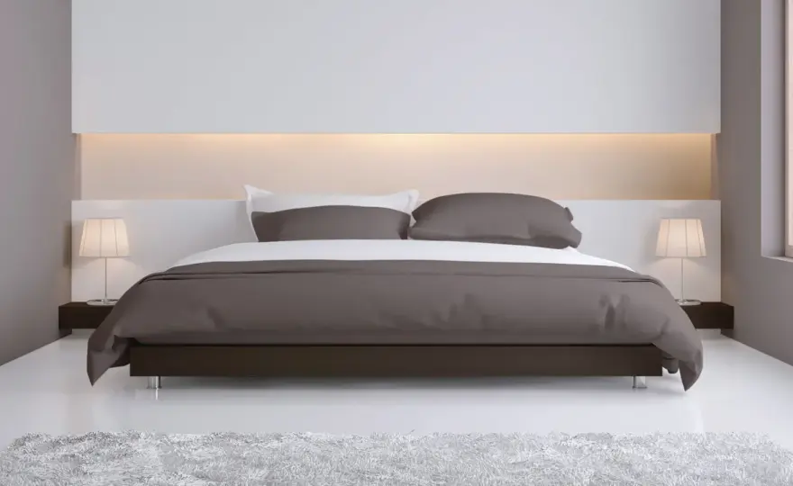 Testata in cartongesso per la camera da letto - misure e costi