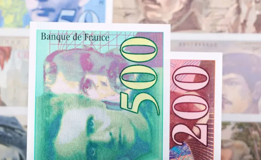 Frank francuski: Historia waluty Francji przed euro
