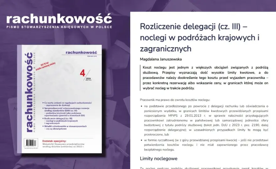 Ile wynosi ryczałt za nocleg? Sprawdź, ile możesz odzyskać