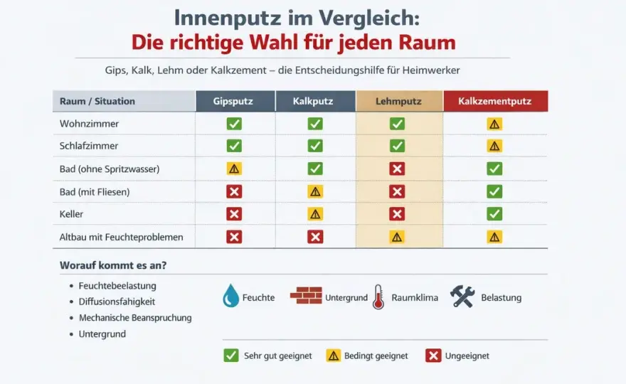 Gips oder Zement - Die richtige Wahl für Ihr Bauprojekt