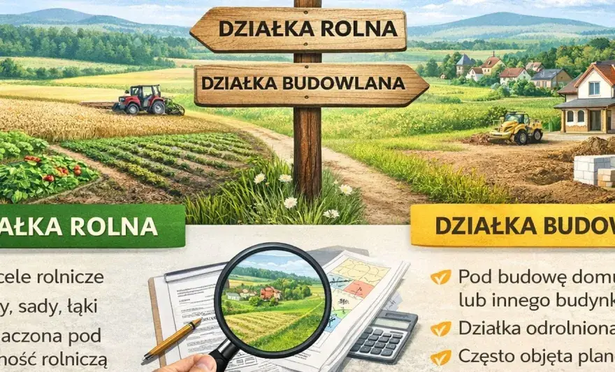 Działka rolna z WZ - Czy to na pewno działka budowlana?