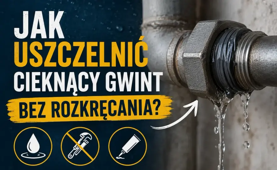 Cieknący gwint - jak uszczelnić bez rozkręcania?