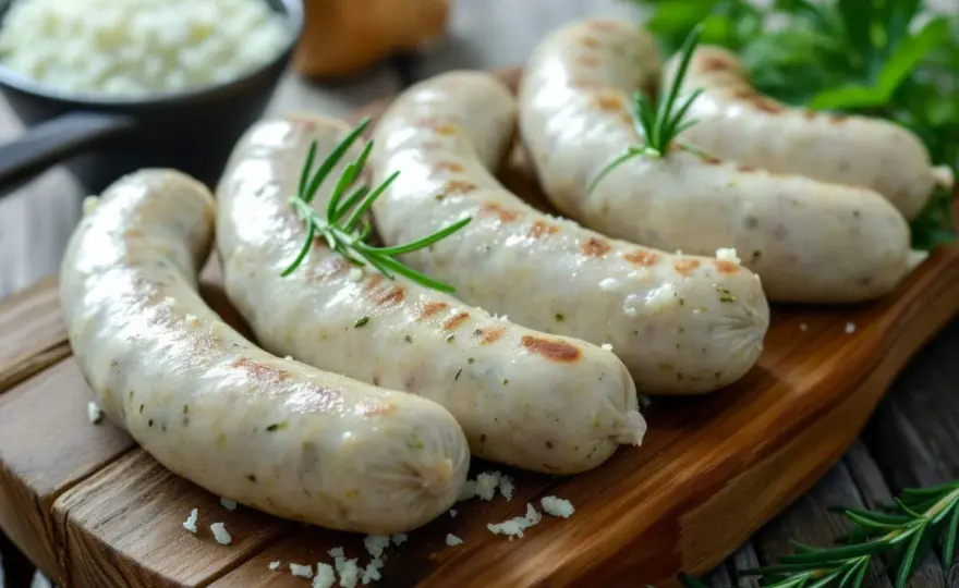 Jak idealnie ugotować białą kiełbasę? Sekret soczystości i smaku