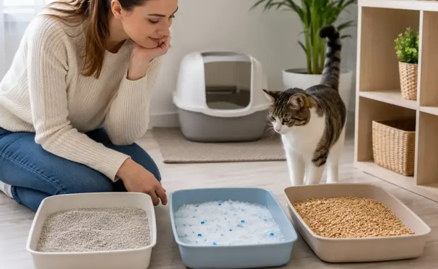 Arena para gatos - ¿Cuál elegir? Guía completa para tu hogar