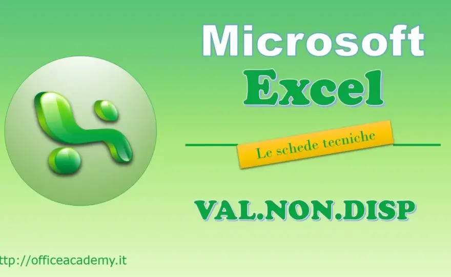 VAL.NON.DISP in Excel - come gestire l'errore #N/D
