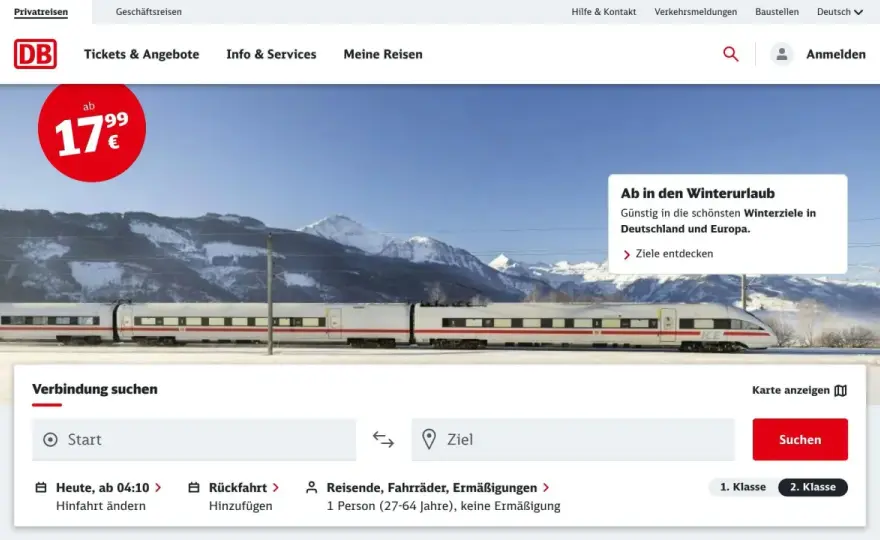 DB 2-Stunden-Ticket – Gültigkeit & Kauf im Navigator erklärt