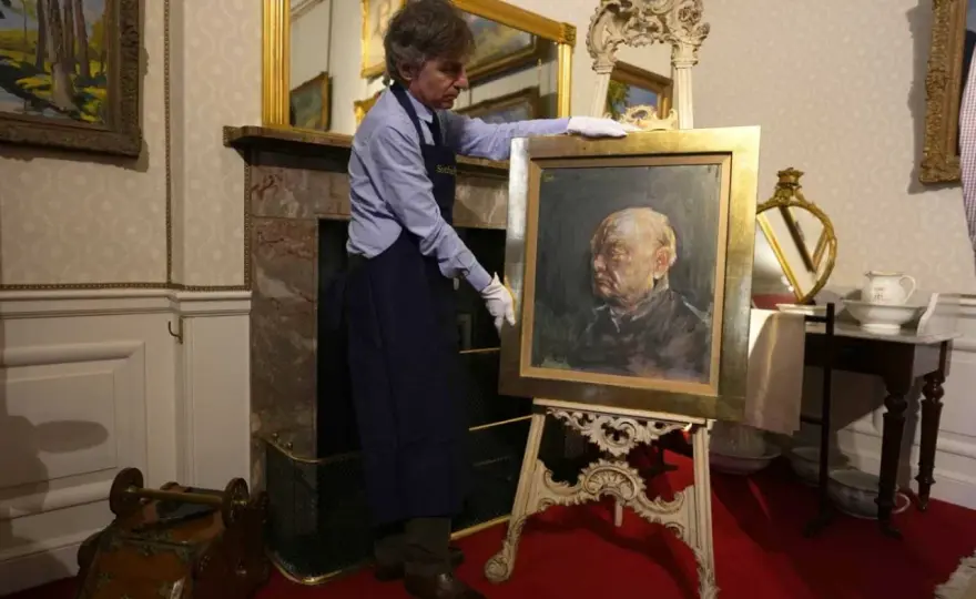 Churchill et Sutherland - Le portrait qui a choqué