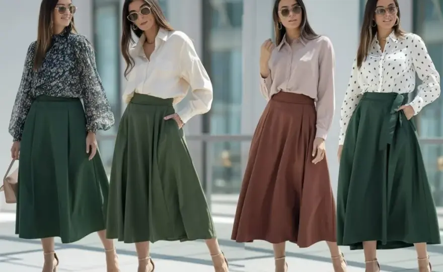 Idealna bluzka do zielonej spódnicy? Stylistka radzi!