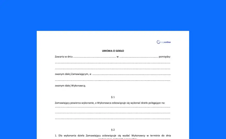 Umowa o dzieło - Jak ją napisać, by uniknąć sporów?