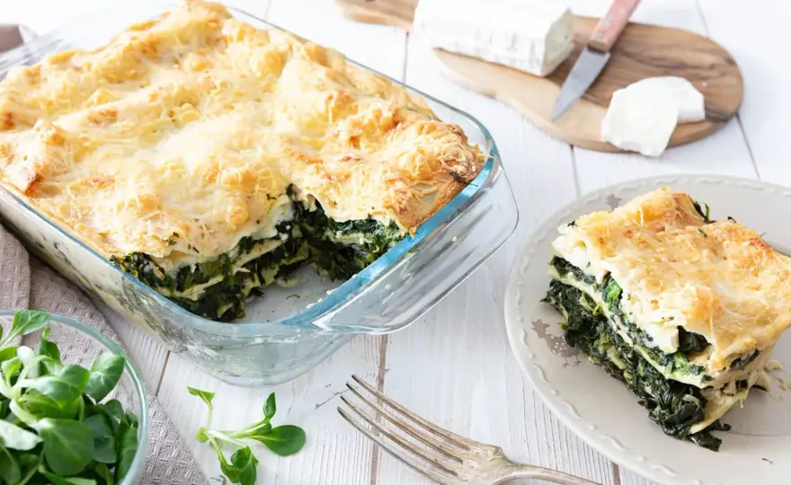 Lasagnes épinards-chèvre - La recette fondante et équilibrée