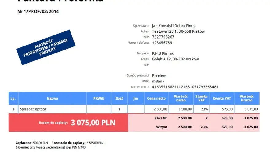 Faktura proforma: Nie daj się zaskoczyć! Wszystko, co musisz wiedzieć