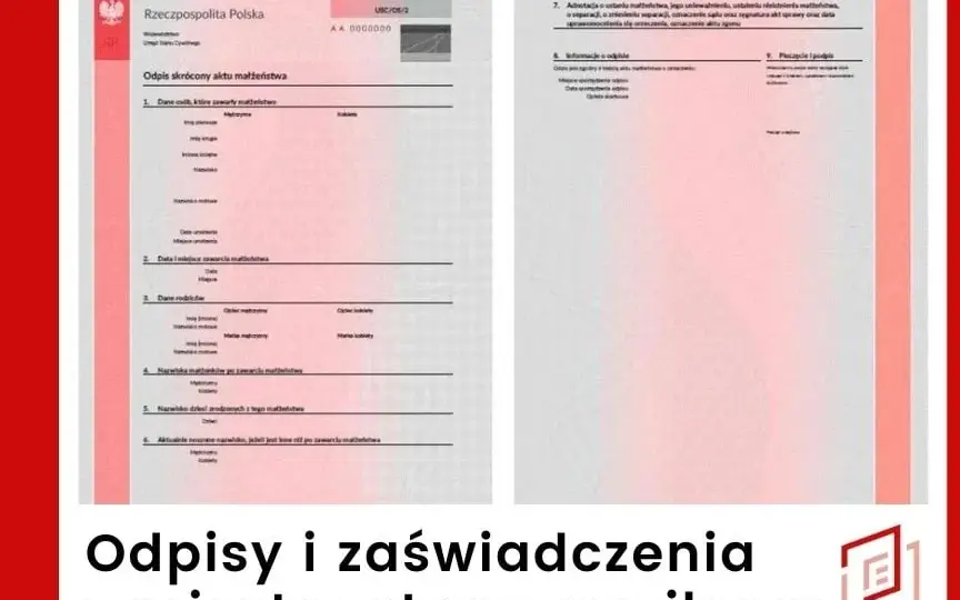 Jak uzyskać odpis aktu małżeństwa? Krok po kroku online lub w USC
