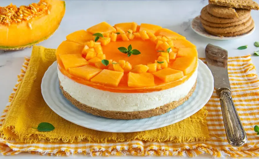 Cheesecake al melone - La ricetta per un taglio perfetto