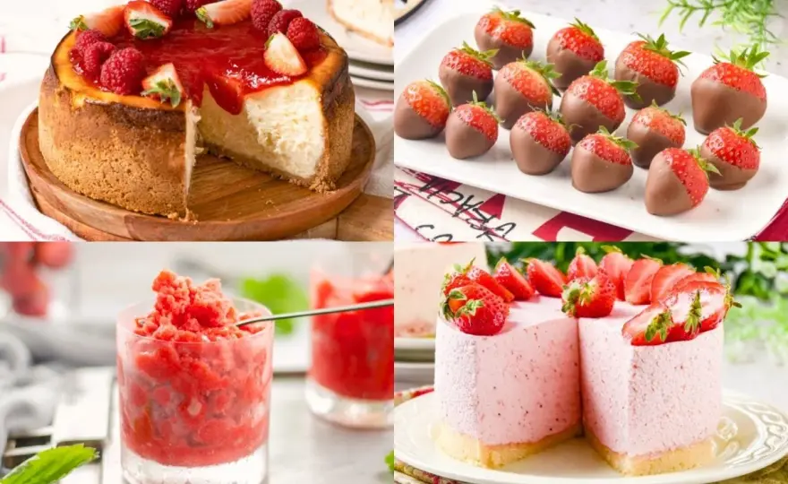 Postres con fresas - Elige el formato perfecto y evita errores
