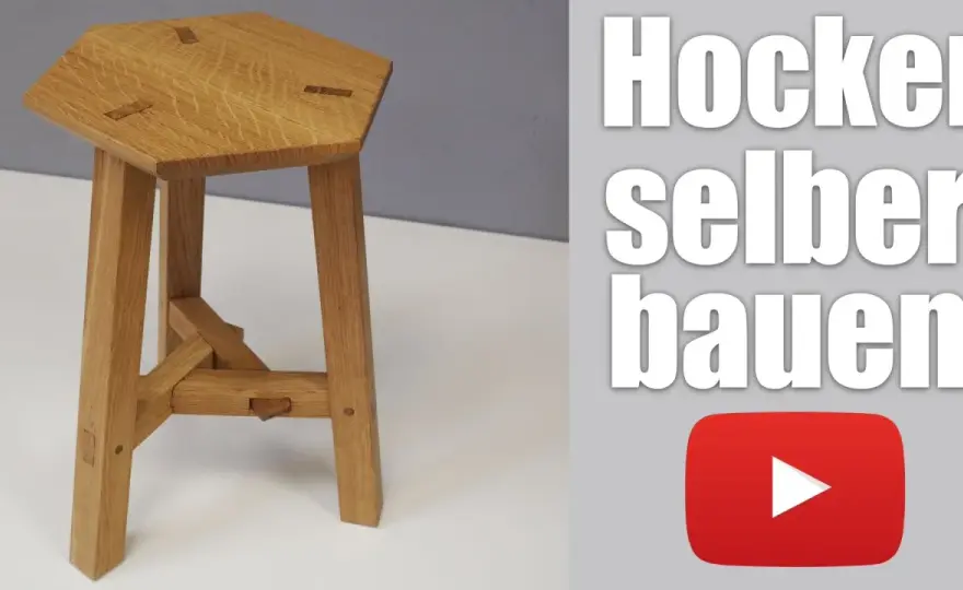 Dreibein aus Holz bauen - Stabil & schön - So geht's!