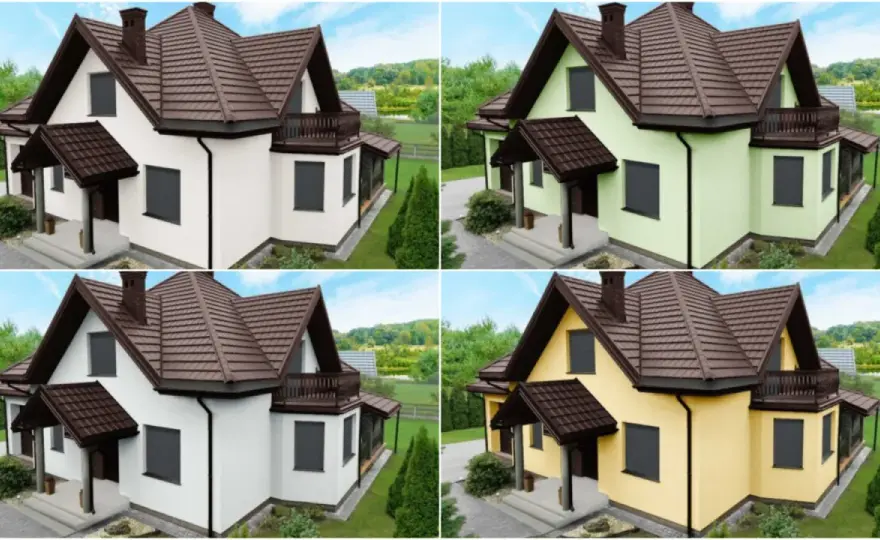 Jaka elewacja do brązowego dachu, aby uniknąć błędów w aranżacji?